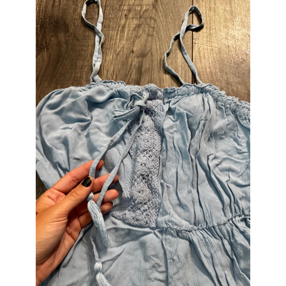 Kiwi & Punch Light Baby Blue Indie Spaghetti Strap Dress - Worn Twice - Picture 4 of 5